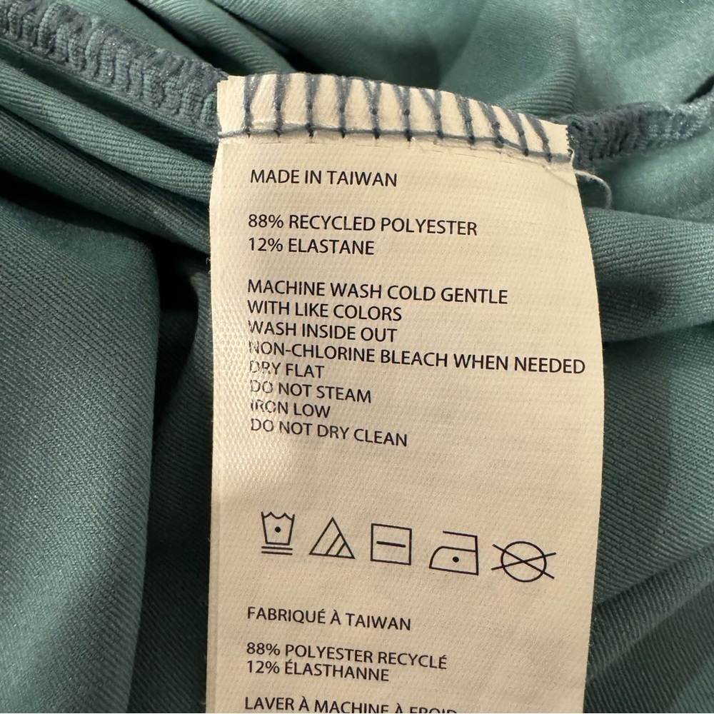 Prana Emerald Lake Dress Teal Sleeveless Pockets Outdoors XS - Picture 9 of 9